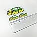 DXYMOO 2 Sets Motorcycle Helmet Bike Car Sticker Decals for Rossi 46 Tortoise