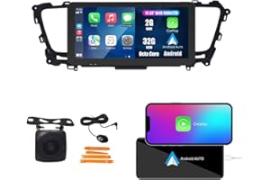 Wostoke Car CarPlay Android Auto Navigation Stereo GPS Radio Camera Display 10.33" QLED Touchscreen Headunit Tablet Pad Media