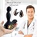 Male Prostate Massager Vibrating Anal Sex Toys with 3 Speeds Rotating +10 Speeds Vibrating- Heating Wireless Remote Anal Butt Plug for Men Women and Couples
