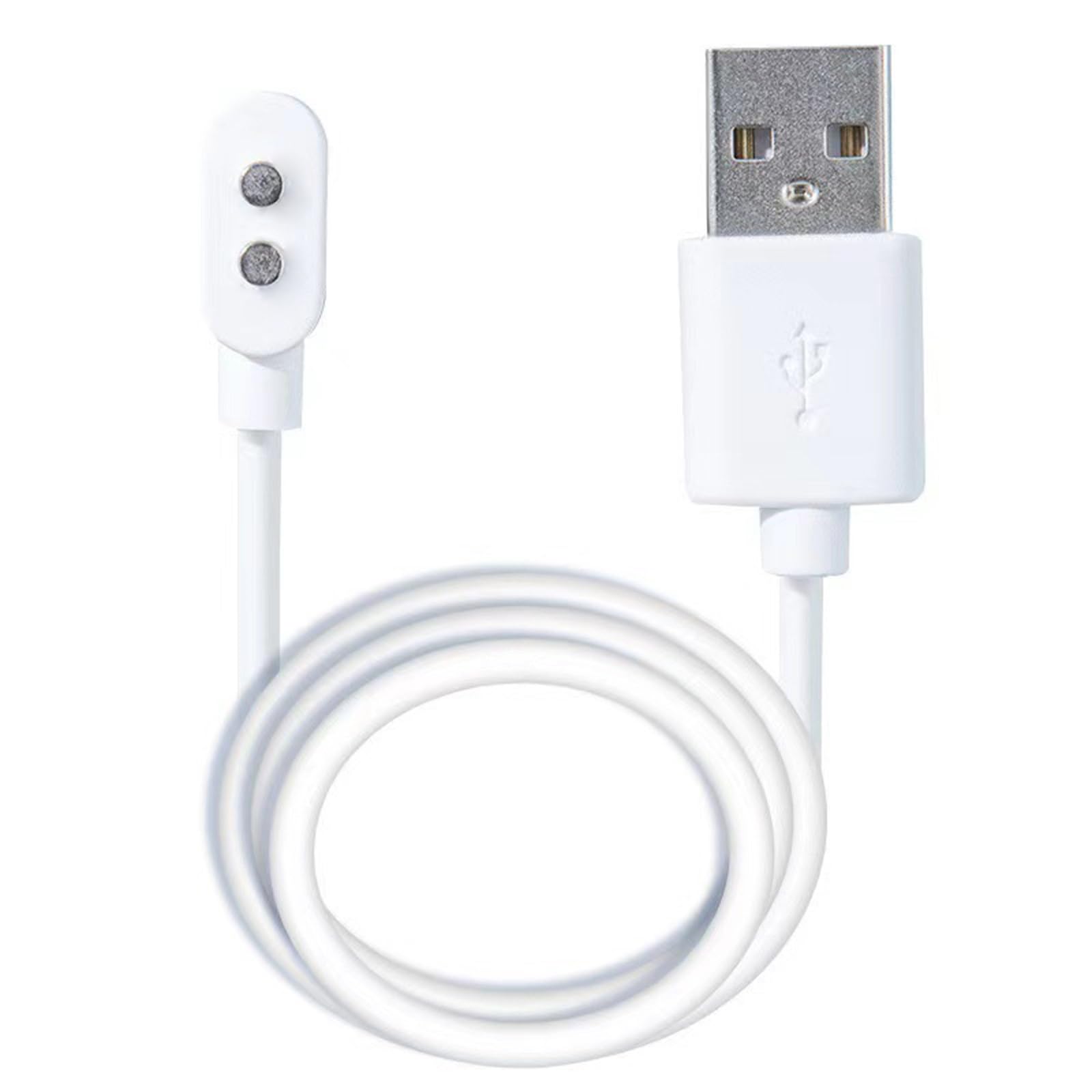Photo 1 of Vebaisa Magnetic USB DC Charger Cable with 2 Dots Replacement Charging Cord 2.7ft for Rechargeable Toys, Facial Cleanser, Massagers, Electric Toothbrushes-6mm /0.24inch