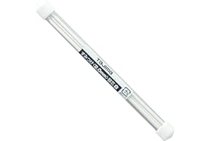TAJIMA Marking Tools - White Refill Leads for 2.0mm Sumitsuke Mechanical Pencil with 6 Leads Per Pack - S20S-WHI-T