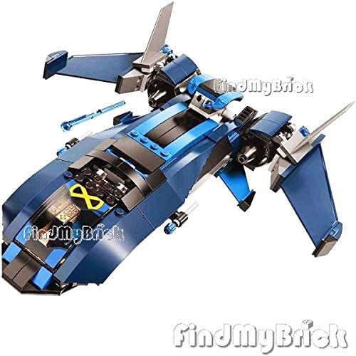 Lego LOOSE X-MEN The Blackbird Jet Vehicle Only (No Sentinel No Minifigure No Box) LOOSE from 76022 (New Lego Sold Loose as Image Show)