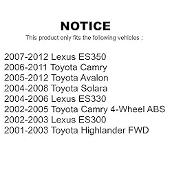 Rear Wheel Bearing and Hub Assembly Kit for Toyota