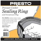 Amazon Brand - Presto! Pressure Cooker Sealing Ring, Black