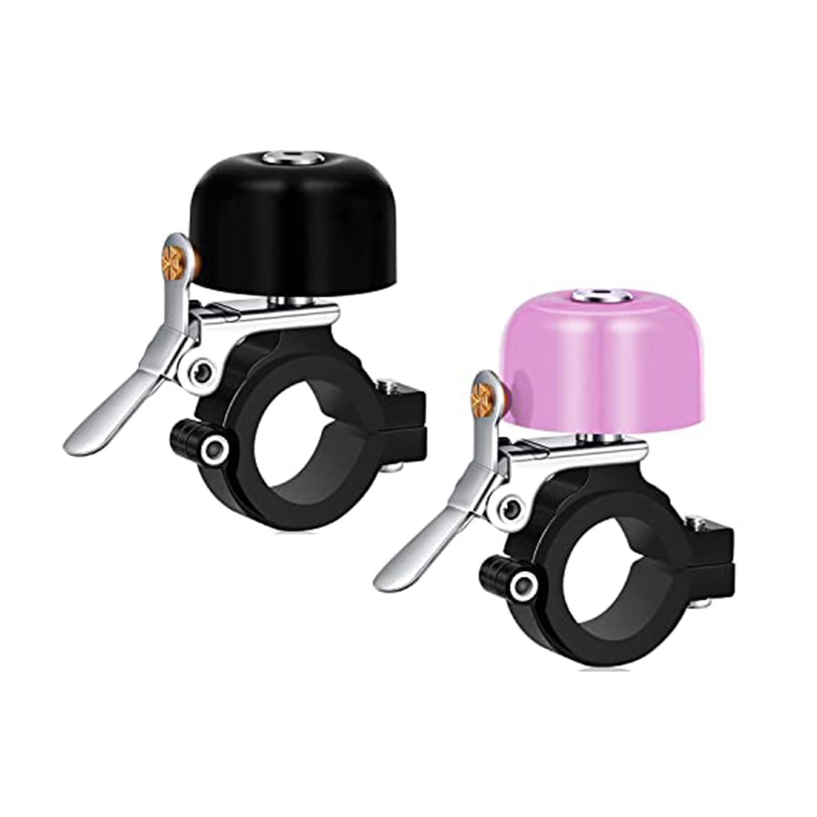 Greallthy Bike Bell, Bike Bells Adults Kids, Full-Metal Bike Bell for 22.2-31.8mm Bicycle Handlebars, 80DB Bicycle Bell, Bicycle Bell 7 Colors.