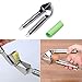 Delidge Stainless Steel Garlic Press & Peeler Set, Silicone Peeler Utensils Cooking Tools