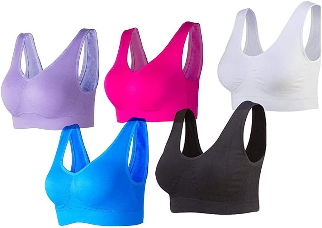 Sport Bras for Women Multipack High Impact Yoga Bra Light Support
