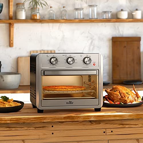 Willz 6in1 Air Fryer Toaster Oven, Countertop Convection Oven Combo