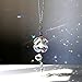 H&D HYALINE & DORA Car Rearview Mirror Hanger Hanging Ornament,Crystal Suncatcher for Window (Flower)