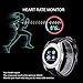 NO.1 G6 - Bluetooth Smart Watch Heart Rate Smartwatch ( Heart Rate Monitor, Pedometer, Sleep Monitor, Notifications, Sedentary Reminder, Search Device & Anti-lost for ios Android )