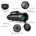 12X50 Monocular Telescopes,SGODDE Optics High Powered Monocular Scope with Retractable Eyepiece and Multi Coated Optical Glass Lens,Single Hand Focus with Compass Waterproof,BAK4 Prism Lens Outdoors