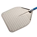 13-inch Rectangular Perforated Pizza Peel - 23-inch Handle