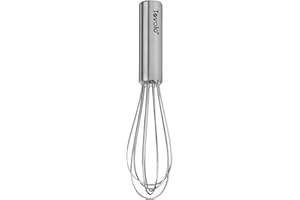 Tovolo 6" Mini Stainless Steel Whisk - Small Kitchen Gadget & Utensil for Baking, Cooking, Whipping, Mixing, Egg Beating, & Essentials / Dishwasher-Safe