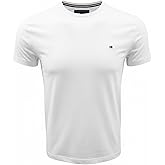 Tommy Hilfiger Men's Slim Fit Stretch Crewneck T-Shirt (X-Large, White)