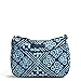 Vera Bradley Women's Cotton Little Crossbody Purse, Cuban Tiles, One Size