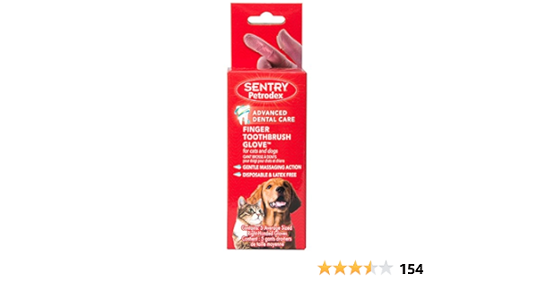 Petrodex Finger Toothbrush For Cats And Dogs 5 Count Pet Dental Care Supplies Pet Supplies Amazon Com