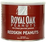 Royal Oak Gourmet Virginia Redskin Peanuts, 40-Ounce Tins (Pack of 2)