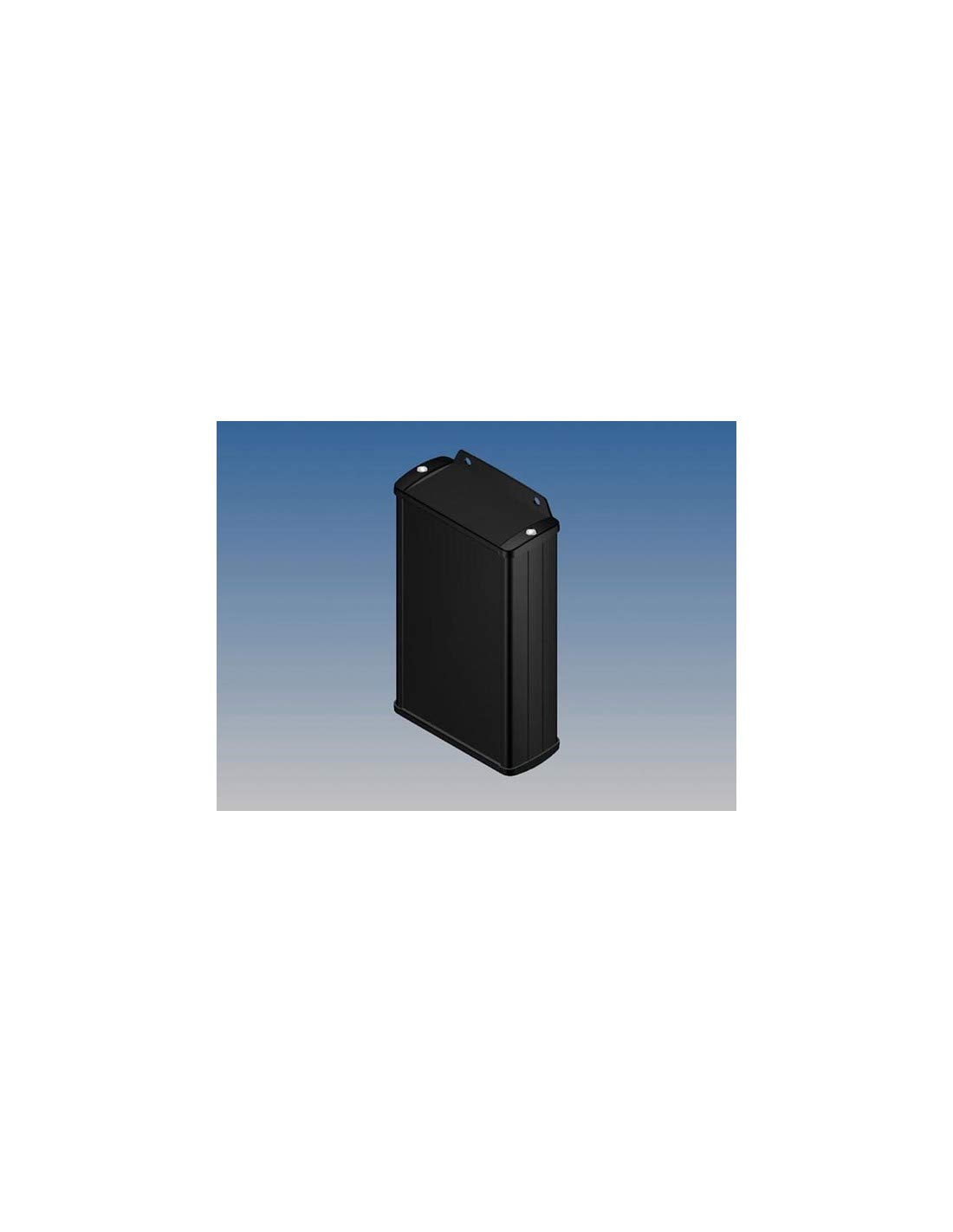 Aluminium Housing - Black - 145 x 85.8 x 36.9 mm - With Flange