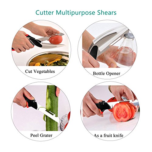 Vegetable Scissors,Food Cutter Choppers Meat Scissors Kitchen Shears