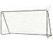 Franklin Sports Competition Soccer Goal - Steel Backyard Soccer Goal with All Weather Net - Includes 6 Ground Stakes - 12'x6' and 6'x4' Soccer Goal