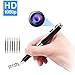 SOOSPY Spy Pen Hidden Camera 1080P HD Mini Portable Camera Video & Photo Recorder Multifunction DVR Cam with Free 7 Black Refill