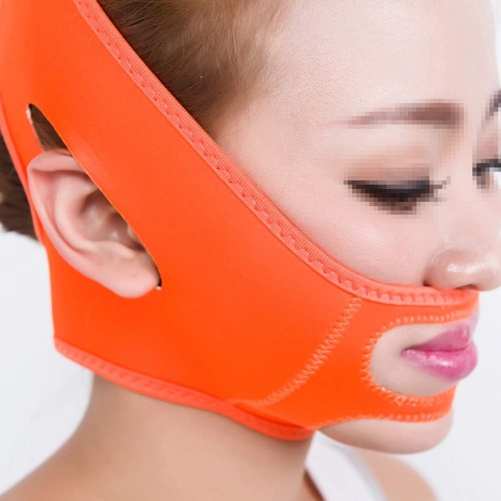 Schönks Cinturón de Cara Delgada, Cara en V con máscara para Dormir