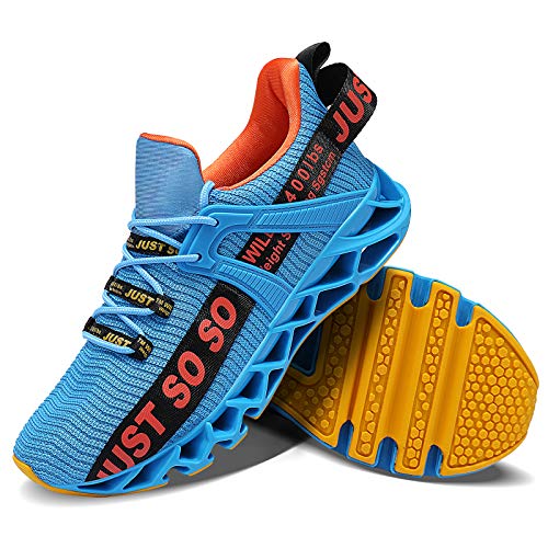 JSLEAP Running Shoes Men Sneaker Fashion Walking Outdoor Sport Casual