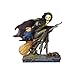 Enesco Jim Shore Heartwood Creek Skeleton Witch Riding Broom
