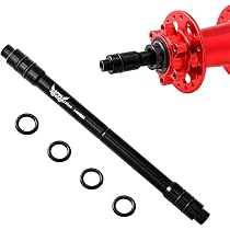 Alloy Bike Hub Adapter Conversion Front 100 * 15 To 110 * 15 - Rear 142 * 12 To 148 * 12 Freewheel Threaded Hubs Adaptor Disc Brake Rotor Bolts