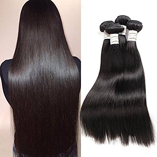 Remy human hair straight - 3 bundles 300g brazilian vir…