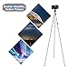 Phone Camera Stand Tripod, ZIPPOD 45 Inch Flexible And Compact Camera Tripod 10 Oz Lightweight Travel Tripod With Phone Tripod Mount Adapter For Iphone 6, Smartphone And DSLR Camera With Carry Bag