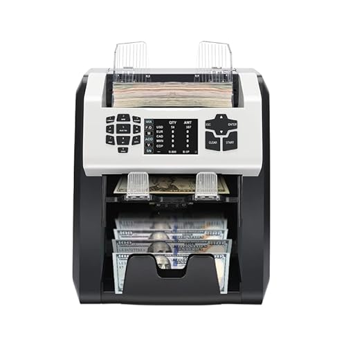 Cashtek S75 Bill Counter and Sorter, Money Counter Machine Mixed