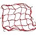 PIXNOR 4040cm Luggage Cargo Bungee Net Bag 6 Hooks Bike Motorcycle Helmet Mesh Storage Carrier Bag (Red)