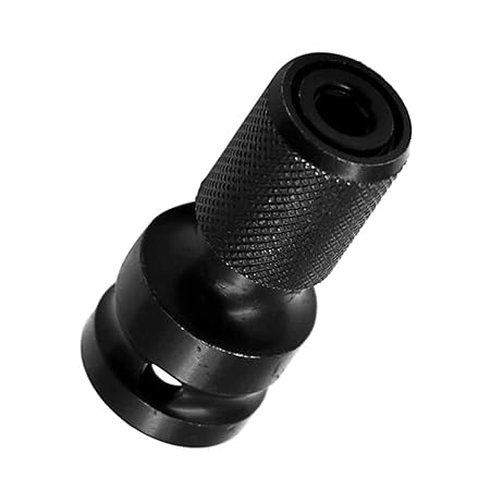 FLAWISH 1/2 Drive to 1/4 Hex Quick Release Converter for Impact Wrench Screwdriver Bit