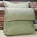 Hiltow Adjustable Triangle Back Wedge Cushion Pillow Sofa Bed Office Chair Rest Cushion Throw Pillow (Green)
