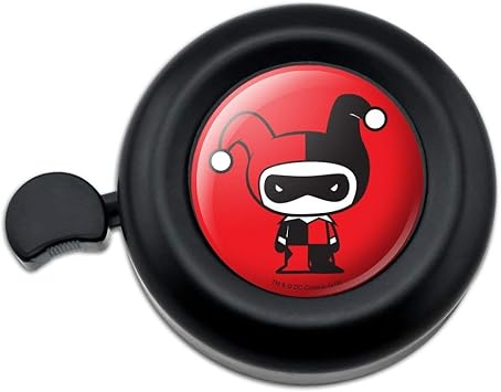Amazon Graphics More ハーレイ クイン かわいいちびキャラクター 自転車ハンドルバー 自転車ベル Graphics More ベル