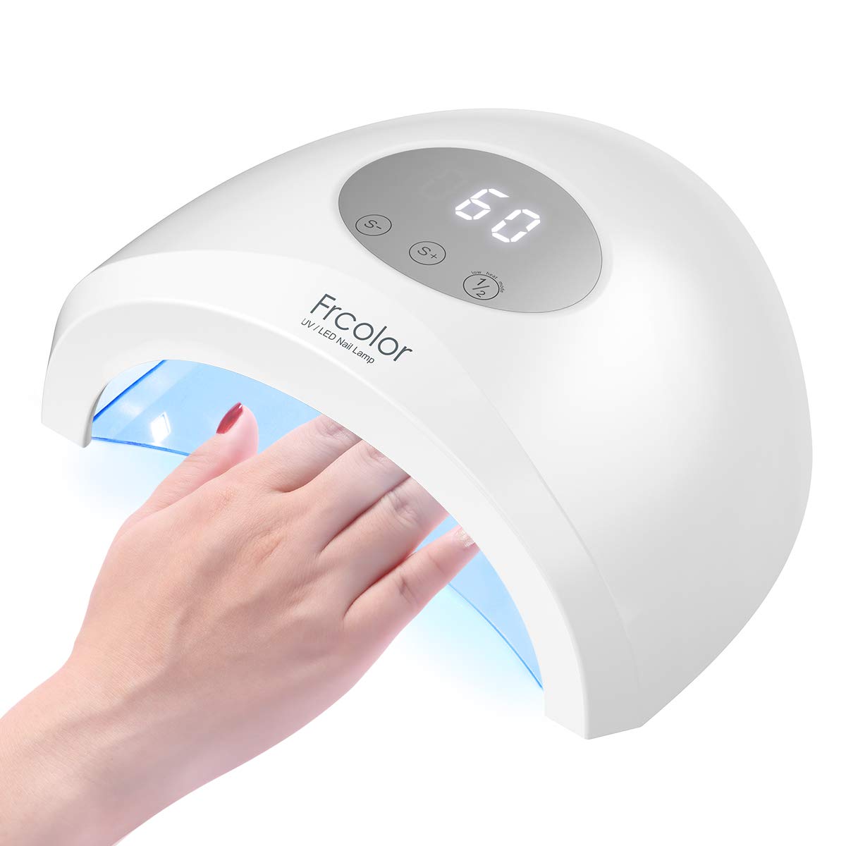Frcolor 48W LED UV Nail Lamp for Gel Polish with 5 Timer