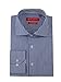 Gino Valentino Mens Check Dress Shirt GiftBox Cotton Spread Collar Barrel Cuff