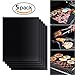 Grill Mat BBQ Grill & Baking Mats 100% Non-stick - Reusable, Easy to Clean - Set of 5