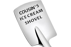 Cousin Birthday Gifts for Men Women Funny Cousin Gifts for Big Little Cousin Ice Cream Shovel Scoop Gift for Coffee Tea Lover