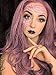 Morvally Fashion Purple Glueless Lace Front Wigs Free Part Natural Long Straight Wavy Hair Heat Resistant Synthetic Replacement Wig for Women
