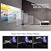 5000 Lux High Brightness Video Projector with HDMI USB, Home Theater Multimedia Projector Support Full HD for Outdoor Entertainment Gaming, Compatible with PC Xbox PS3 Laptop Roku TV Box Smart Phonethumb 4