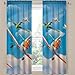 Disney Planes Window Panels/Curtains/Drapes - Set of 2