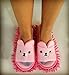 Selric Bear Super Chenille Microfiber Washable Mop Slippers Shoes for Kids, Floor Dust Dirt Hair Cleaner, Multi-sizes Multi-Colors Available 7 Inches Kids Size