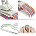 IPOW 10 PCS New ABS Material Heavy Duty Hangers Non-Slip Clothes Hanger Organizer Hook Perfect for Pants,Dress,Jacket,Underwear and Shirt in Home,Durable&Not Easy to Break Off