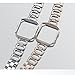 bayite Stainless Steel Bands with Frame Compatible with Blaze, Rhinestone Bling Replacement Accessory Straps Women, Silver