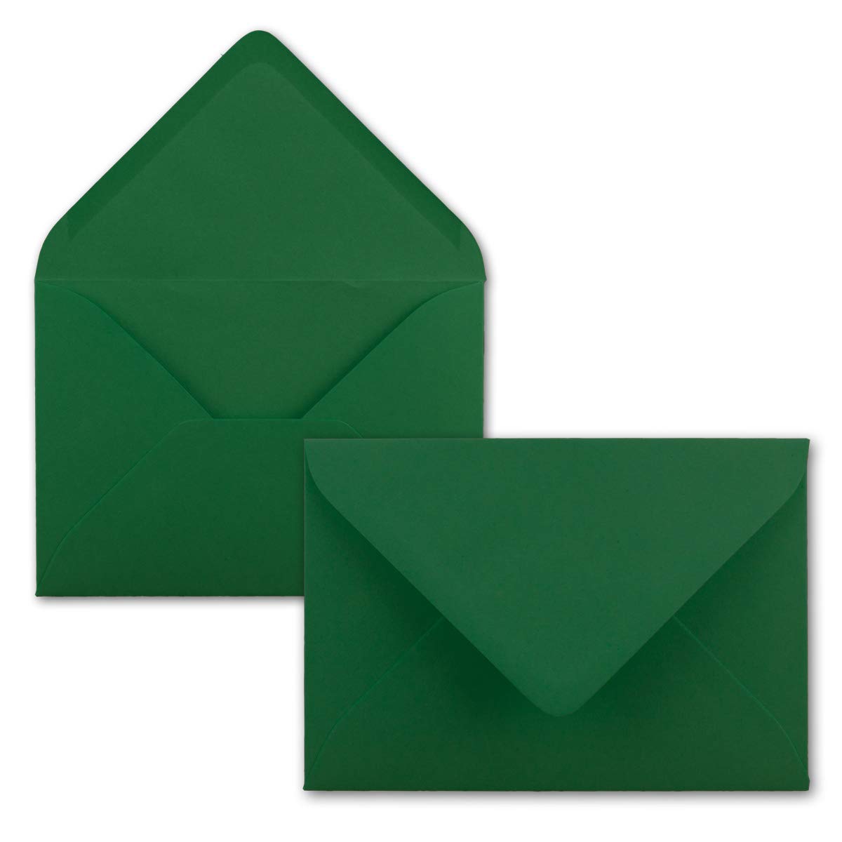 Mini envelopes, 5.2 x 7.6 cm, with wet seal for flower greetings, greeting cards, tags and money gifts, FarbenFroh by Gustav Neuser. 50 Umschläge 23 Dark Green