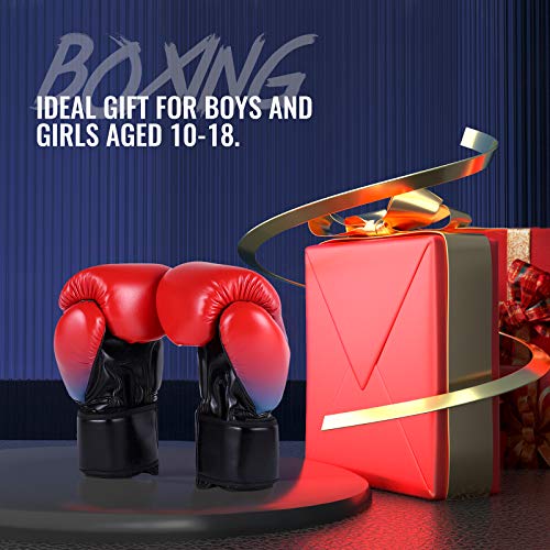 Liberlupus Youth Boxing Gloves for Ages 1018, 8oz & 10oz Teens Boxing