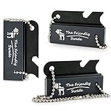 Magnesium Flint Fire Starter - 3 Pack - Survival Firesteel Blocks with Striker, Camping Emergency Equipment by The Friendly Swede