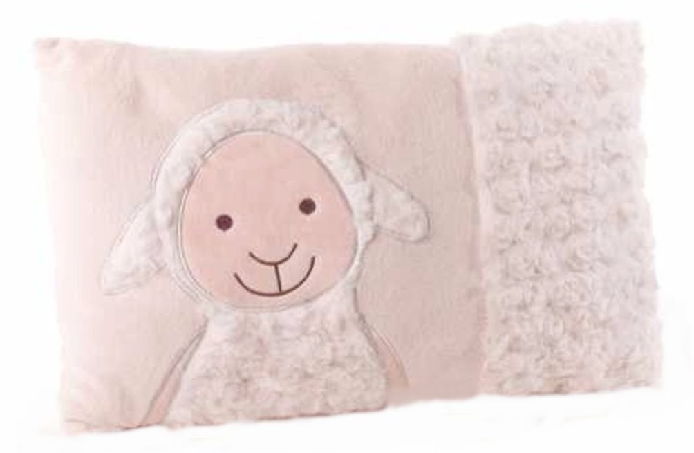 Inware 7800 - Cuddle Cushion Lamb, cream, ca. 40 x 25 cm, Pillow